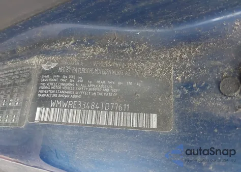 2004 Mini Cooper S из США, поврежденный, VIN WMWRE33484TD77611